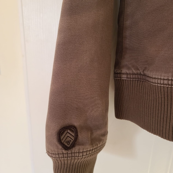 TNA Aritzia Fall/Spring Jacket Brown Medium - Picture 5 of 12